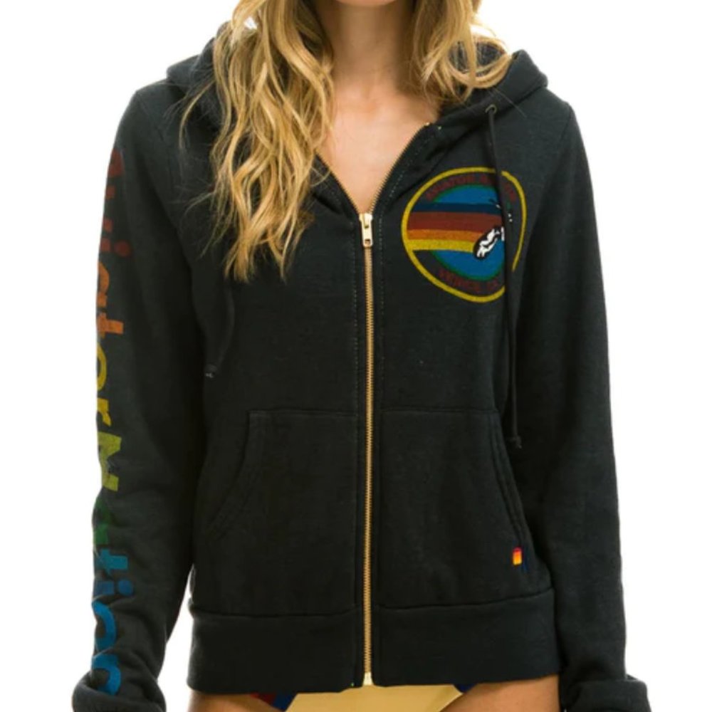 NEW AVIATOR NATION  HOODIE - VENICE LOGO - LARGE - NWT - SOLD OUT ! SWEATSHIRT